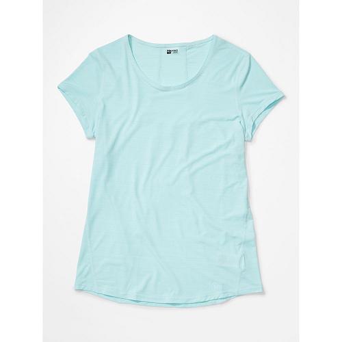 Marmot Aura T-Shirts For Womens Blue BSQ921058